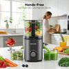 3-in-1 Juicer Machines, Cold Press Juicer 7“ Large Chute & 120oz – for Whole Vegetables & Fruits, High Juice Yield | Nut Milk | Natural Sorbet, Sliver